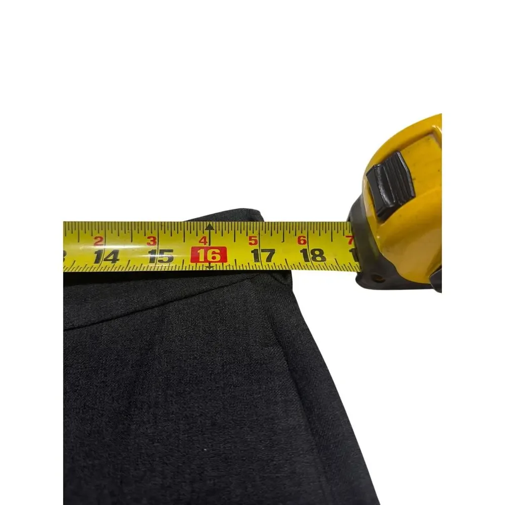 Banana Republic 92% Gray Wool Dress Pants 34W 32L Classic Fit